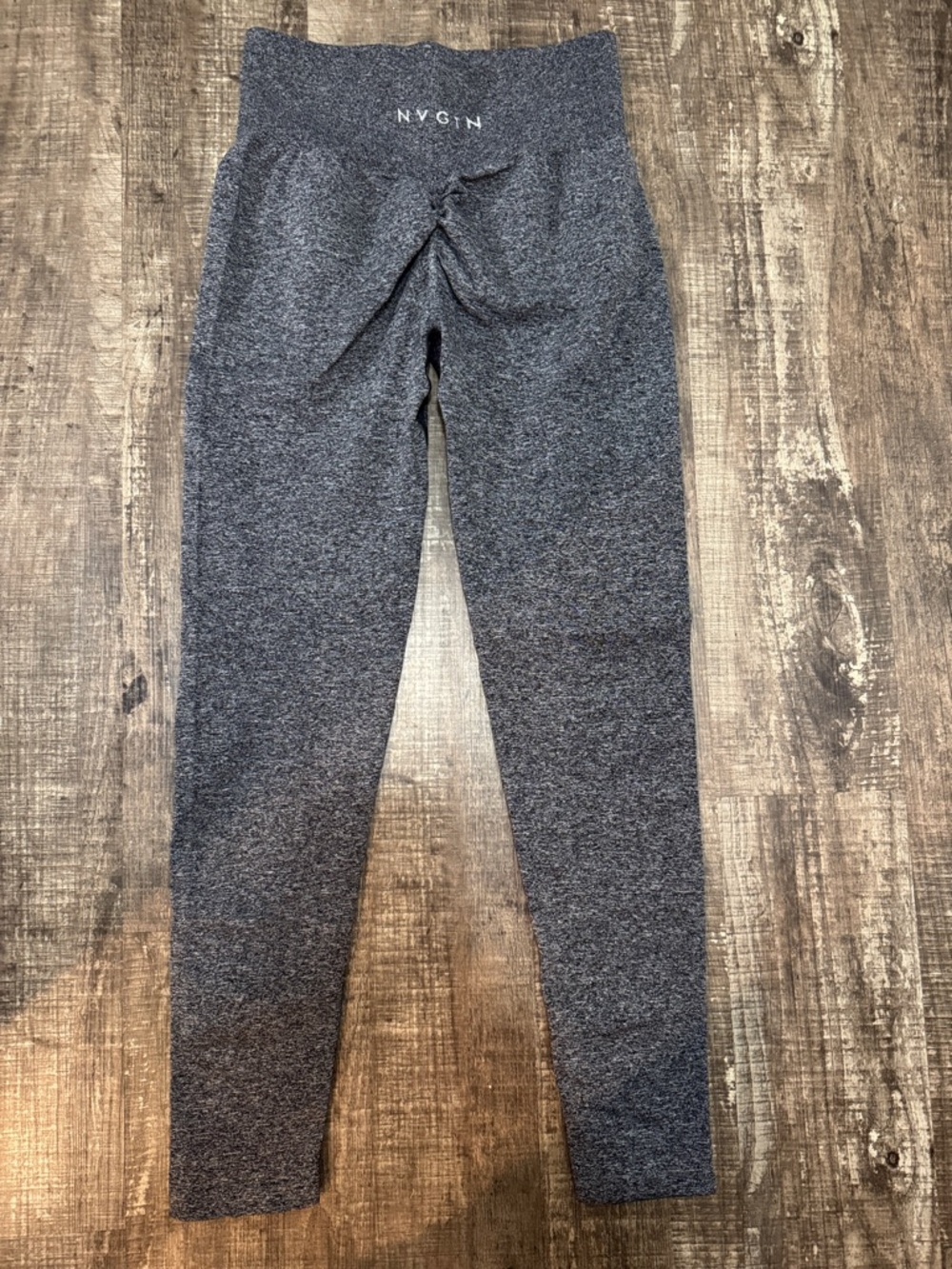 NVGTN Black Speckled Scrunch Seamless Leggings- Size M